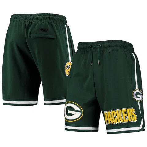 Men's Green Bay Packers Fans 2023 Loose Workout Sports Jogging Training Shorts Cover
