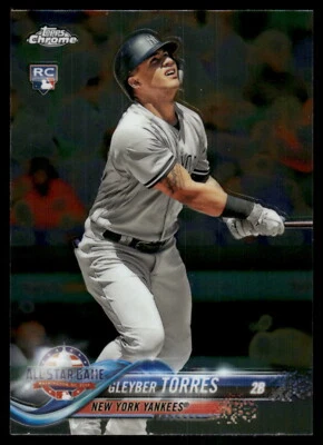 2018 Topps Chrome Update #HMT80 Gleyber Torres Rookie Card RC - Image 1 of 2