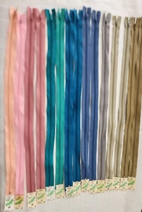 Vintage 20" Inch Metal Zipper Lot By PGS - Picture 1 of 4