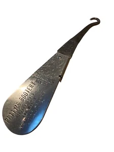 Petty's Bootery Pittsburgh Antique Milady's Shoe Horn With Buttonhook Circa 1917 - Picture 1 of 9