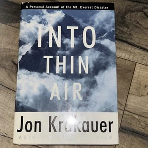 Into Thin Air-Jon Krakauer-First/1st Edition Hardcover VERY RARE!! Mt. Everest - Picture 1 of 8