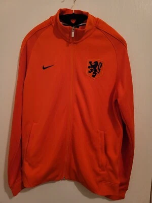 PAÍSES BAJOS 2017 2018 N98 AUTÉNTICA CHAQUETA DE FÚTBOL NIKE 727872-815 talla M Foto 1 de 4