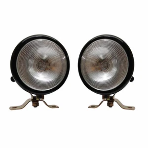 Set 2pz Lampada Aratro Nero Mahindra e Trattore MF Universale con Interruttore - Foto 1 di 9