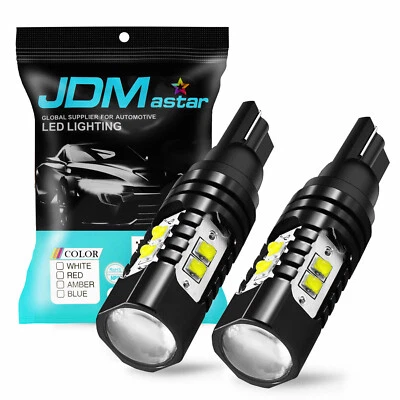 JDM ASTAR 2x 50W 921 912 T10 T15 LED 6000K White Backup Reverse Lights Bulb - Image 1 of 4