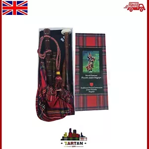 Junior Playable Bagpipes - Fun Royal Stewart Tartan Bagpipe Toy for Kids by TC - Picture 1 of 3