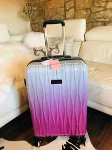 NEW JUICY COUTURE PINK 2 TONE LARGE SIZE SUITCASE R.R.P. $320.00 - Picture 1 of 7