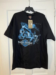 VINTAGE Y2K Harley Davidson Motorcycle Biker Iron Horses Shirt Men’s Size XL NWT - Picture 1 of 7