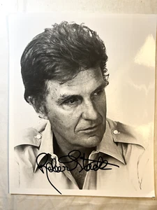 VTG ROBERT STACK SIGNED PHOTO AUTOGRAPH MOVIE ACTOR HUD Unsolved Mysteries - Picture 1 of 2