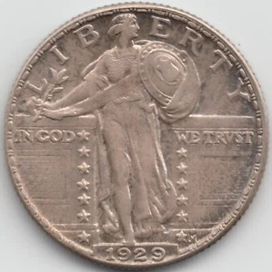 1929 Standing Liberty Quarter, MS, Full Head (FH) - Picture 1 of 14