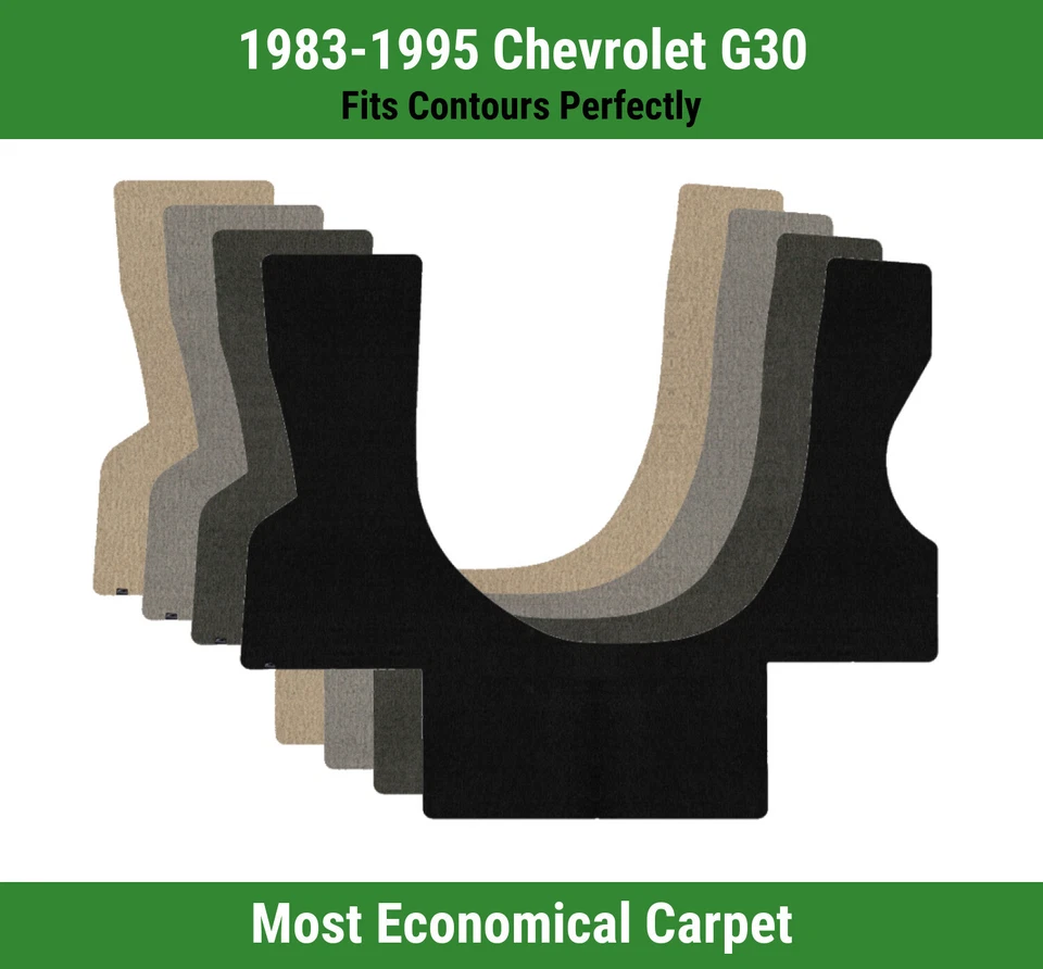 Alfombra de primera fila Lloyd Velourtex para Chevrolet G30 1983-1995  Foto 1 de 4