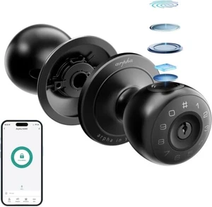 Tuyu App Door Knob Lock ARPHA Keyless Smart Lock, Fingerprint, Code, Key, Office - Picture 1 of 8