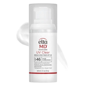 EltaMD UV Clear Broad-Spectrum SPF 46 Travel Size - 0.5 oz NEW PACKAGING - Picture 1 of 1