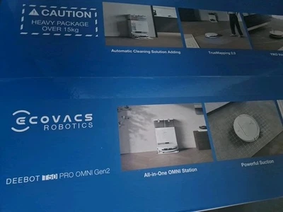 Ecovacs Deebot T50 Pro Omni * Blanco* Nuevo y EMBALAJE ORIGINAL * Robot aspirador y limpiaparabrisas * Gen 2 - Imagen 1 de 2