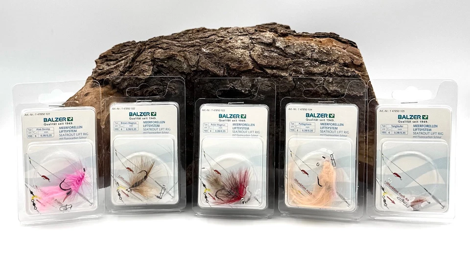 Balzer Meerforelle Liftsystem Lift Rig Fluorocarbon 155cm 6 Meerforellenfliege
