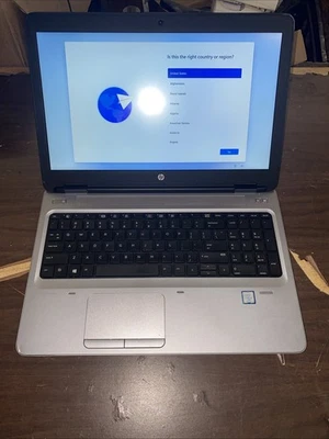 HP ProBook 450 G3, i7-7820HQ 2.9GHz, 8GB RAM, 256GB SSD, Windows 11 - Image 1 of 4