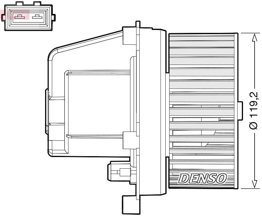 DENSO Innenraumgebläse  für VOLVO - Bild 1 von 1