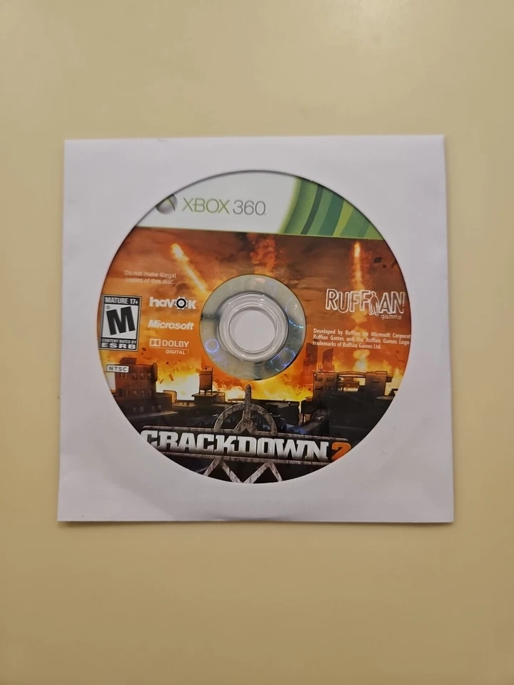 Crackdown 2 (Microsoft Xbox 360) Disc only Tested - Image 1 of 1