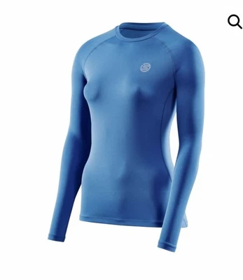 Skins Damas Manga Larga Compresión Entrenamiento Top Correr Gimnasio Deporte Camiseta M Foto 1 de 4