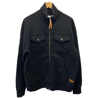 Iron Heart IHSW-74 超重量级环轮毛衣夹克黑色 XL 码 — 第 1/4 张图片