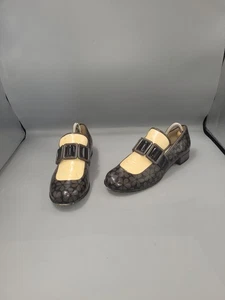 Orla Kiely x Clarks Shoes 'Orla Alice' UK Size 5 D / EU 38 Patent Leather Brogue - Picture 1 of 18