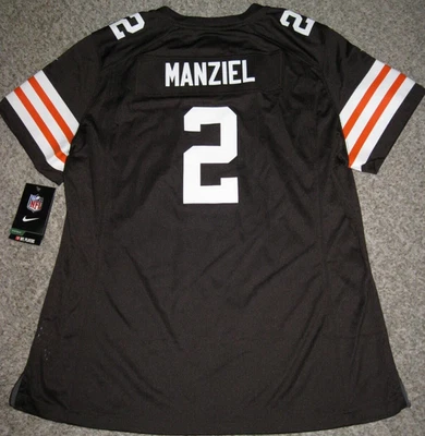 Johnny Manziel Cleveland Browns 2015 女式 XL 耐克比赛球衣 — 第 1/4 张图片