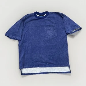 Camisa de Surf Quiksilver De Colección Rara Años 80 Azul Lavado Patinador Hecha en EE. UU. Cuadrada Talla Med - Imagen 1 de 8