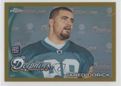 2010 Topps Chrome Gold Refractor /50 Jared Odrick #C188 Rookie RC - Image 1 of 2