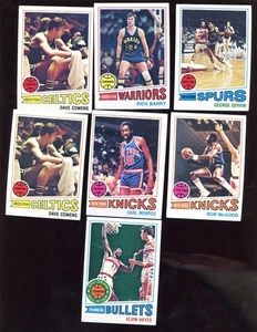 1977/1978 Topps Basketball Carde Lot All Hall of Famers 7 Different EX/EXMT - Picture 1 of 1