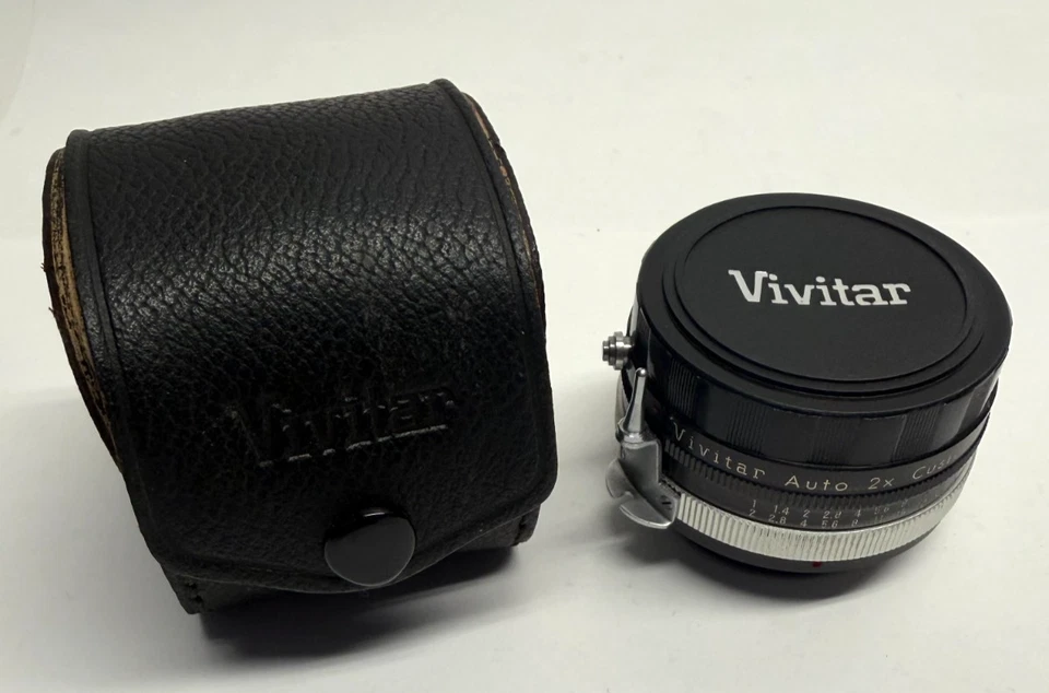 Vintage  Nikon F Mount Vivitar Auto 2x Custom Tele-Converter Model 2X-3 - Image 1 of 4