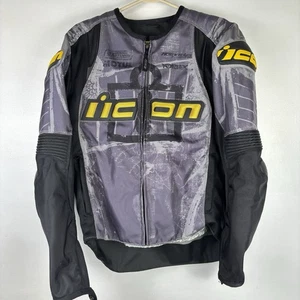 icon Overlord Type 1 Performance Motorcycle Jacket Mens SMALL All Pads CLEAN - Foto 1 di 15