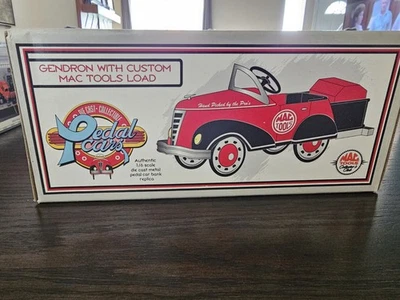 Mac Tools Pedal Car 1940 Gendron Custom Load Red 1:6 Scale by Crown Premium - Image 1 of 4