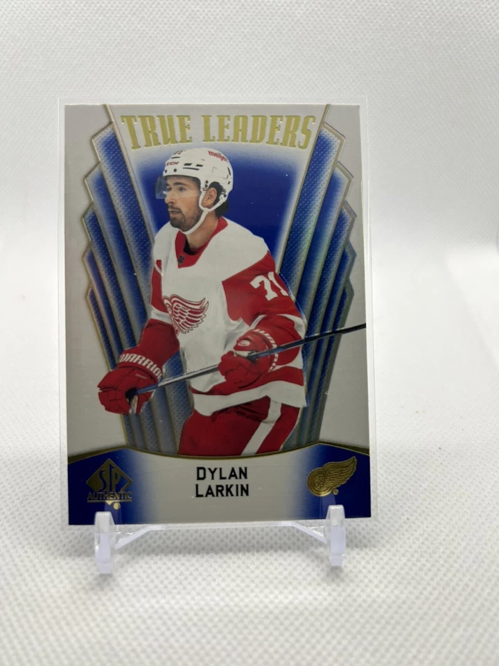 2021-22 SP Authentic True Leaders Blue #TL-16 Dylan Larkin - Detroit Red Wings - Image 1 of 2