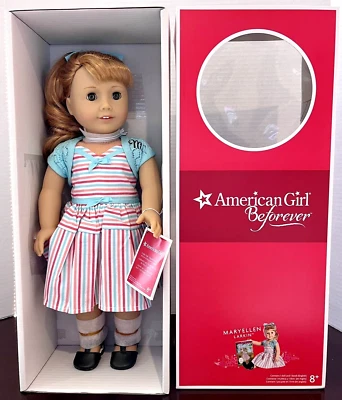 Muñeca American Girl 18" Maryellen Larkin 🩵 NUEVA 1954 pelo rojo ojos avellana Foto 1 de 4