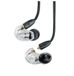 Pour Shure SE215 Écouteurs intra-auriculaires professionnels amovibles isolants phoniques - Transparents - Photo 1 sur 4