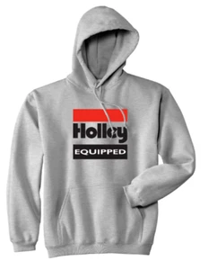 Holley Equipped Hoodie Gray Size Large 10023-LGHOL - Picture 1 of 1