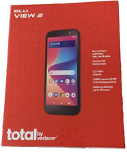Total by Verizon BLU View 2, 32GB, Black - Prepaid Smartphone (Locked)