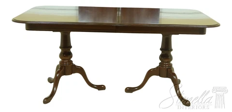 L52333EC: ETHAN ALLEN Georgian Court Cherry Dining Room Table Cover