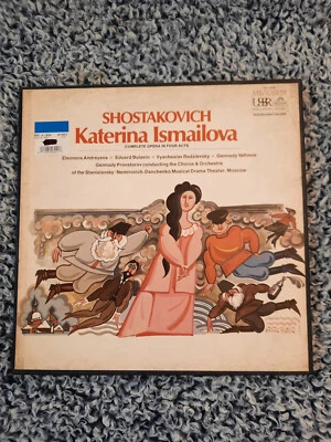 Shostakovich: Katerina Ismailova. Triple LP Vinyl Records Box Set Melodiya - Image 1 of 4