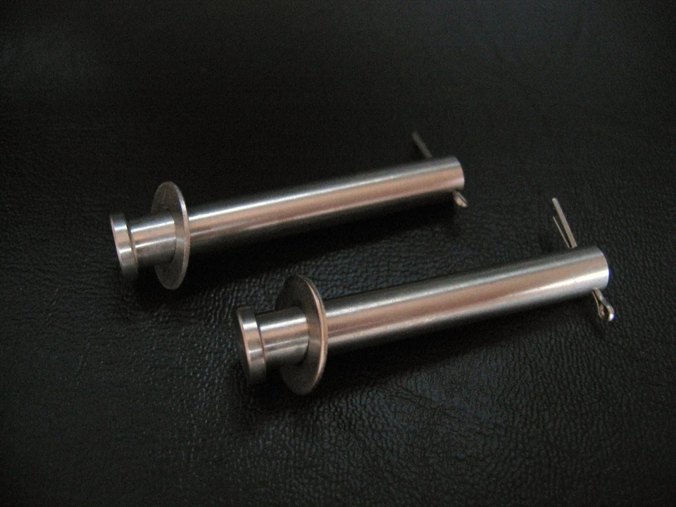 STAINLESS STEEL FRONT FOOTREST PIVOT PINS FITS BMW R850R  R1100R  R1100RS  - Imagem 1 de 1