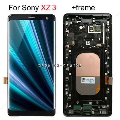 Conjunto Digitalizador Pantalla Táctil LCD Para Sony Xperia XZ3 H8416 H9436 H9493 + Marco Foto 1 de 1