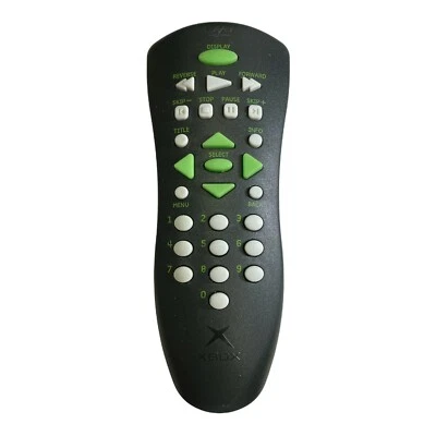Microsoft Xbox Original OEM DVD Playback Remote Control NO RECEIVER Black - Image 1 of 3