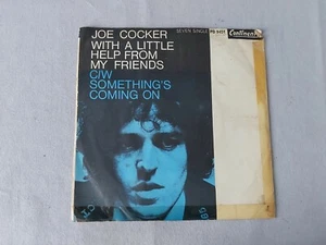 Joe Cocker With a Little help from my Friends 7" vinyl single 1968 Continental - Picture 1 of 8