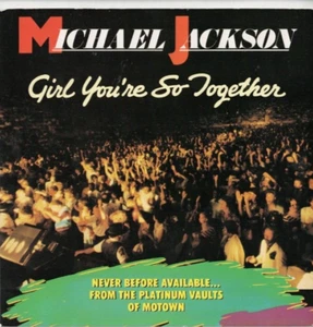 MICHAEL JACKSON Girl Youre So Together UK 7" VINYL w/PS 70s SOUL POP BALLAD - Picture 1 of 2