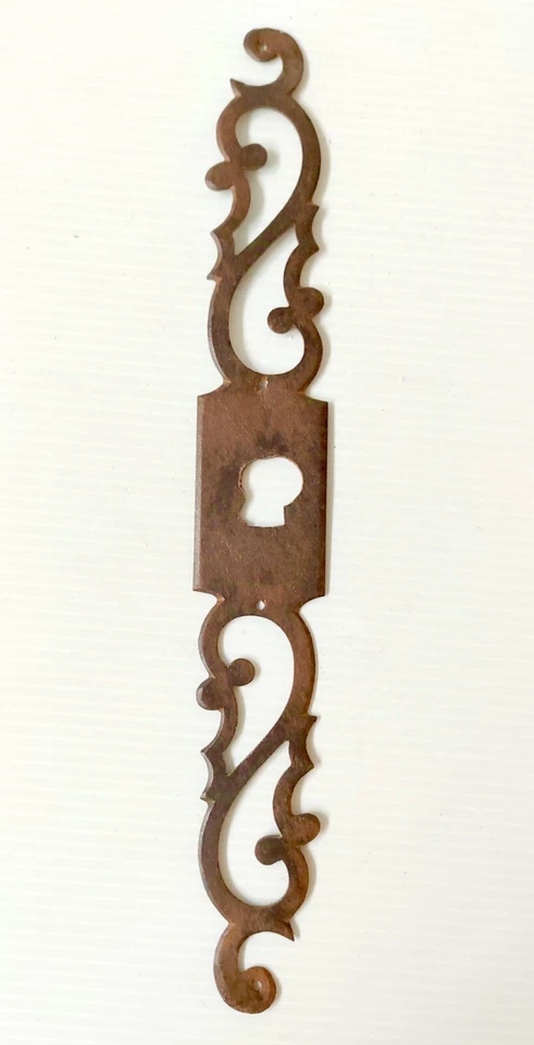 Plancha de cerradura de entrada grande para puerta D'Wardrobe vitrina buffet decimonoveno Foto 1 de 1