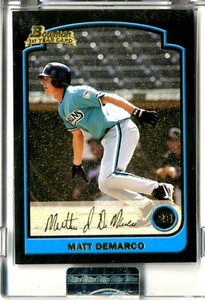 2003 Bowman Uncirculated Metallic Gold Baseball Card #206 Matt DeMarco/230