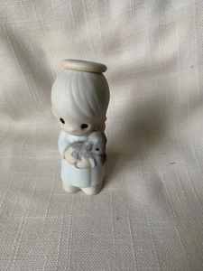 Precious Moments 1983 Angel Songbook Blue Bird Nativity Ornament #0532SURGERY $ - Bild 1 von 3