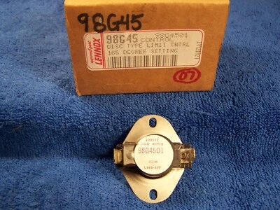 New Lennox Ducane 98G4501 98G45 Disc Limit Control Switch L165-40F - Image 1 of 4