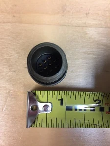 ***NEW*** Circular MIL Spec Connector 10P Size 12 Pin Plug Strt Strain Relief  - Picture 1 of 3