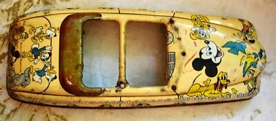 Vintage 1940s Marx Disney Parade Roadster Toy Tin Car Body Only #9132 - Image 1 of 4