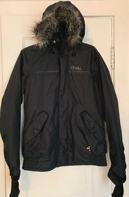 O'NEILL Esquí Snowboard Mujer Pequeña Chaqueta de Escape Negra Impermeable Piel 2 Capas Foto 1 de 4